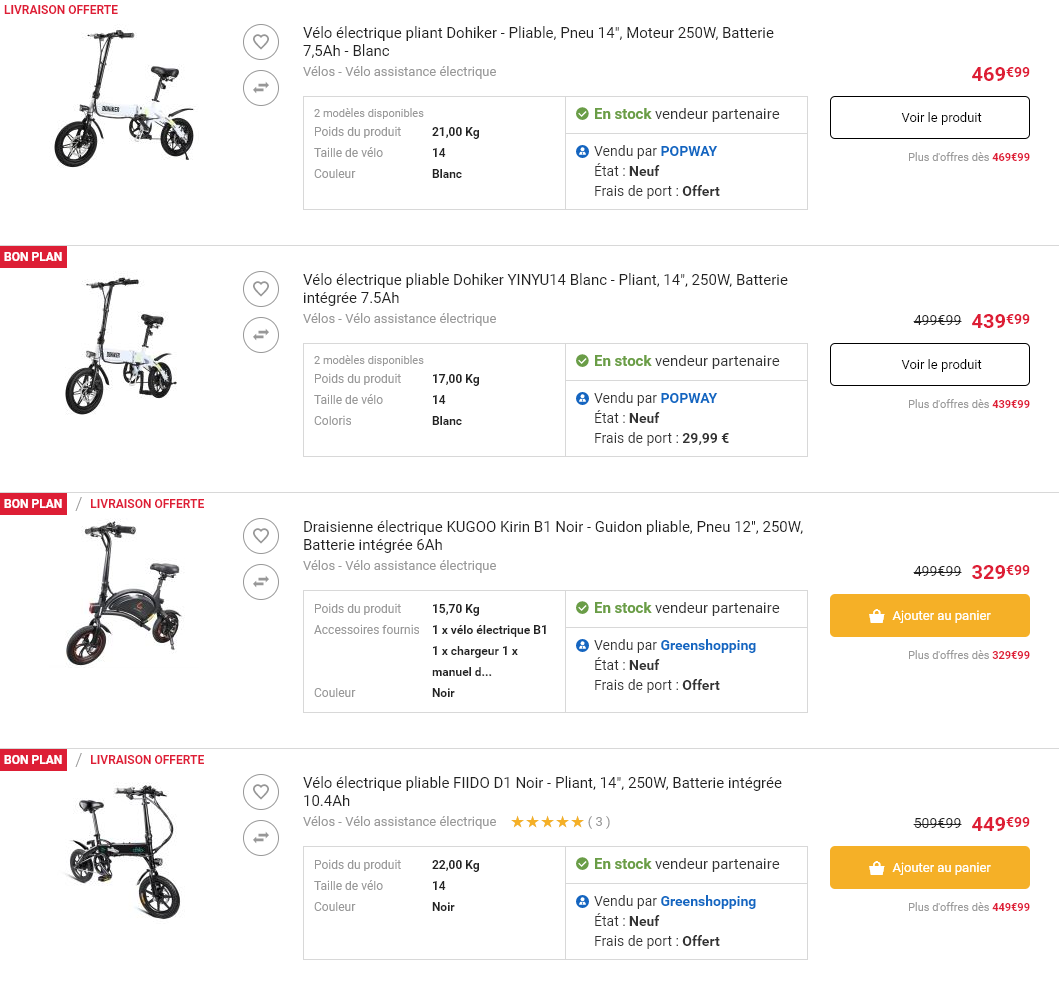 Velo assistance electrique intermarche hot sale